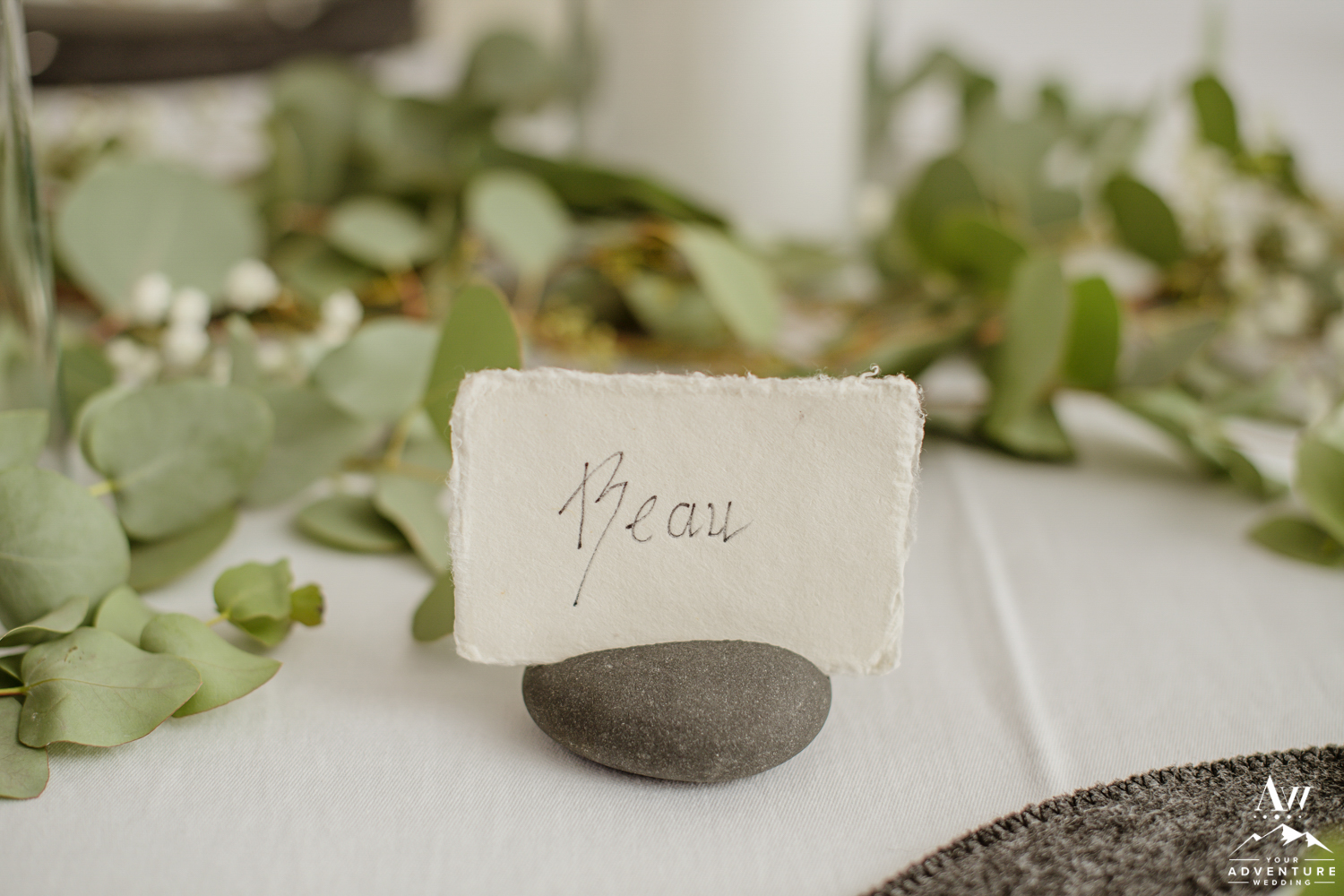 Iceland Wedding Placecard