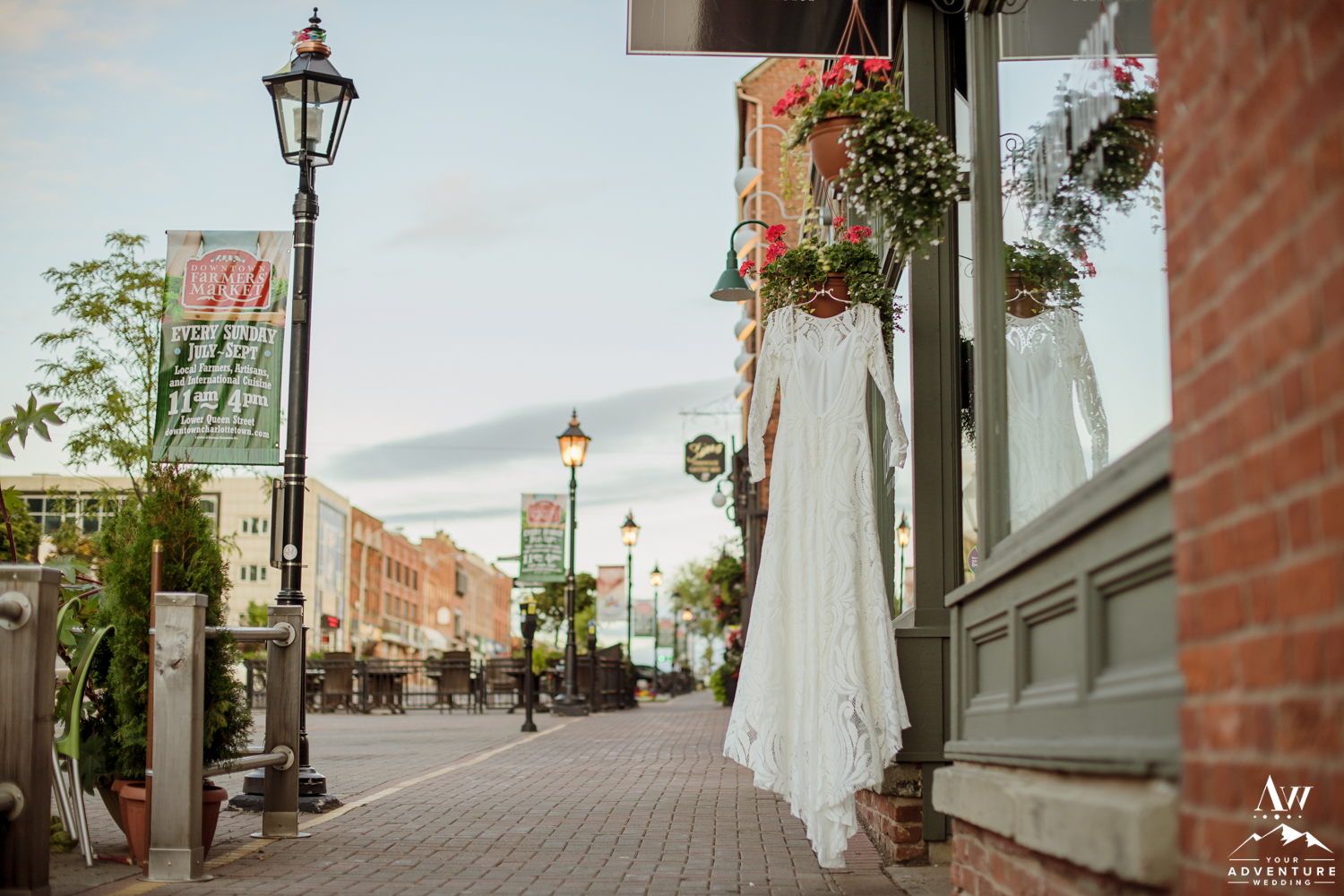 Adventure Wedding Dress PEI Wedding