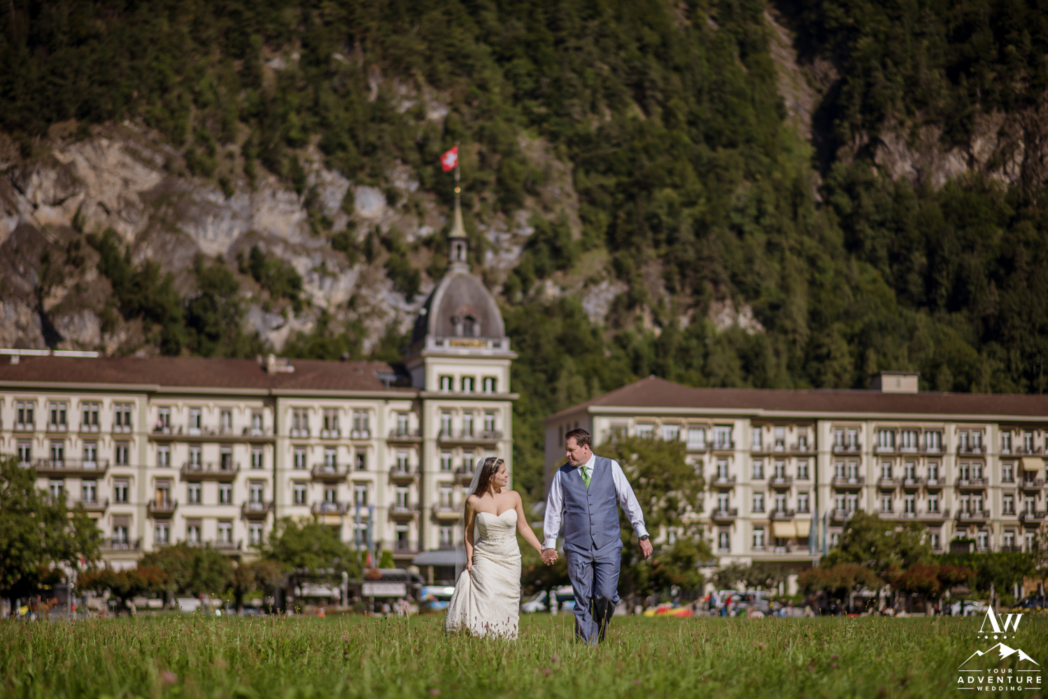 Wedding Photos at Victoria Jungfrau Grand Hotel
