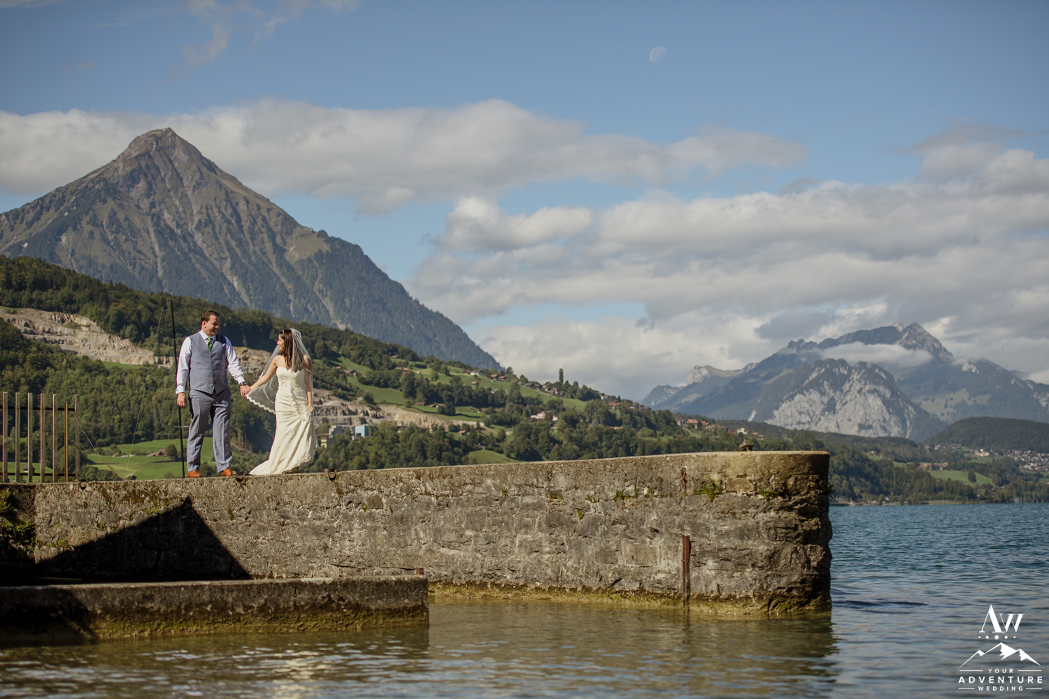Wedding Photos on Interlaken Switzerland