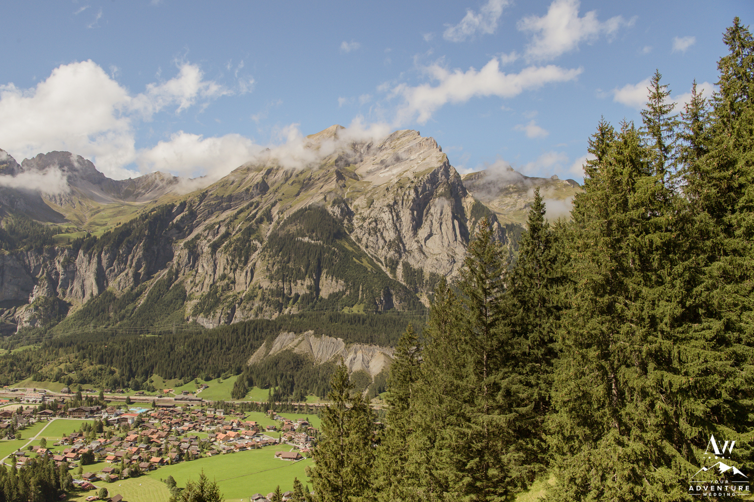 The view from oeschinensee gondola