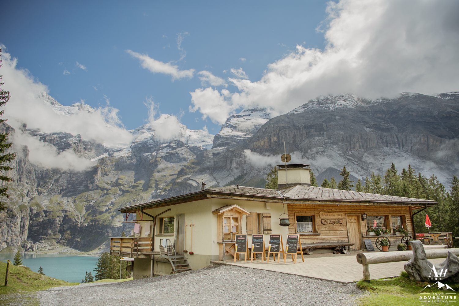 Restaurant at Oeschinensee Lake