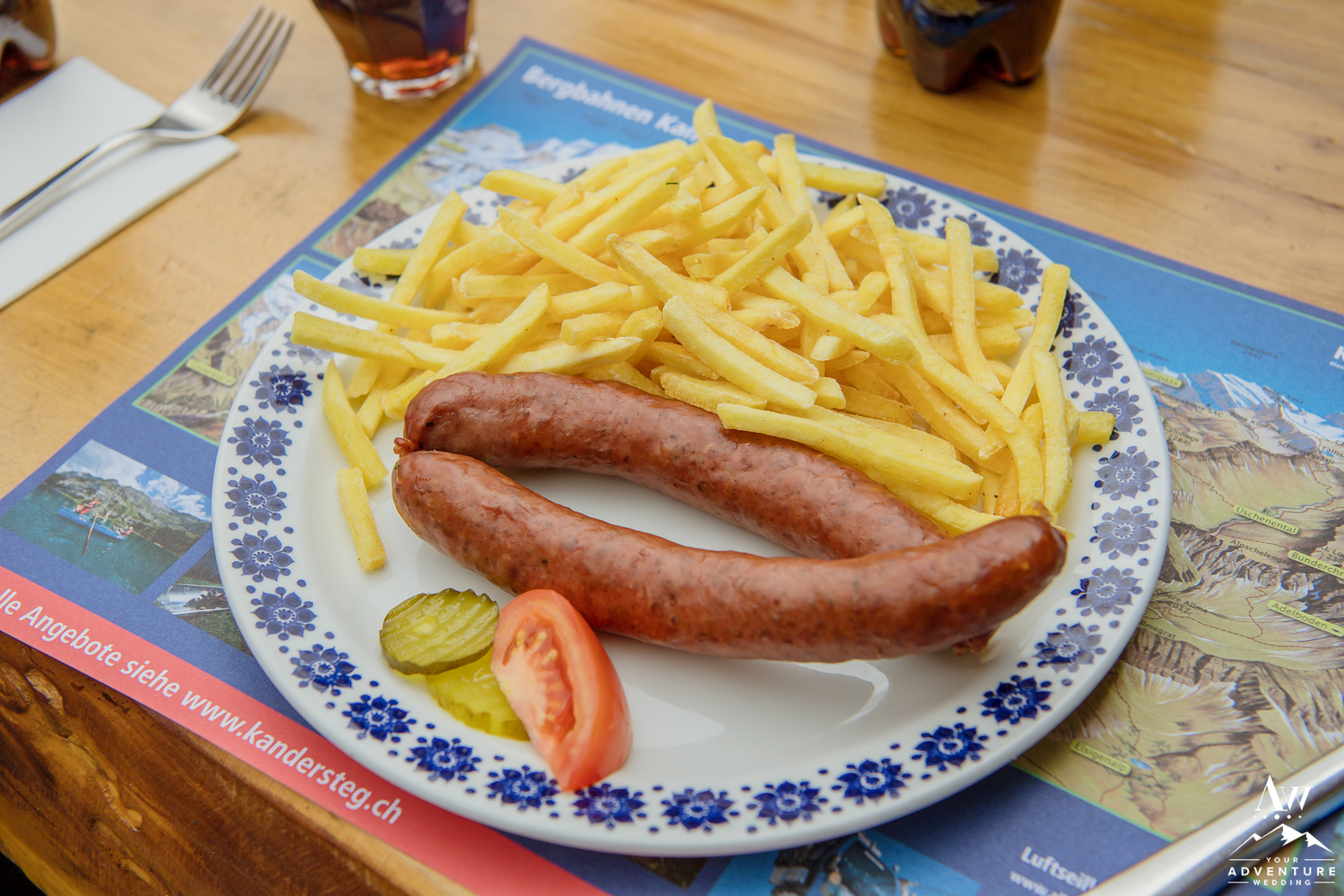 Traditional Lunch Meal at Oeschinensee Lake