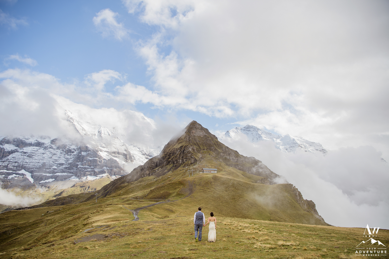Jungfrau Mountain Wedding Photos in Switzerland