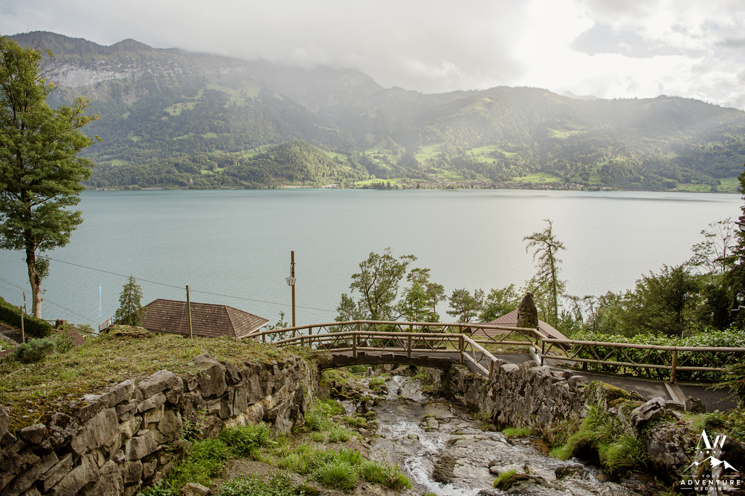 The outside of st beatus caves switzerland