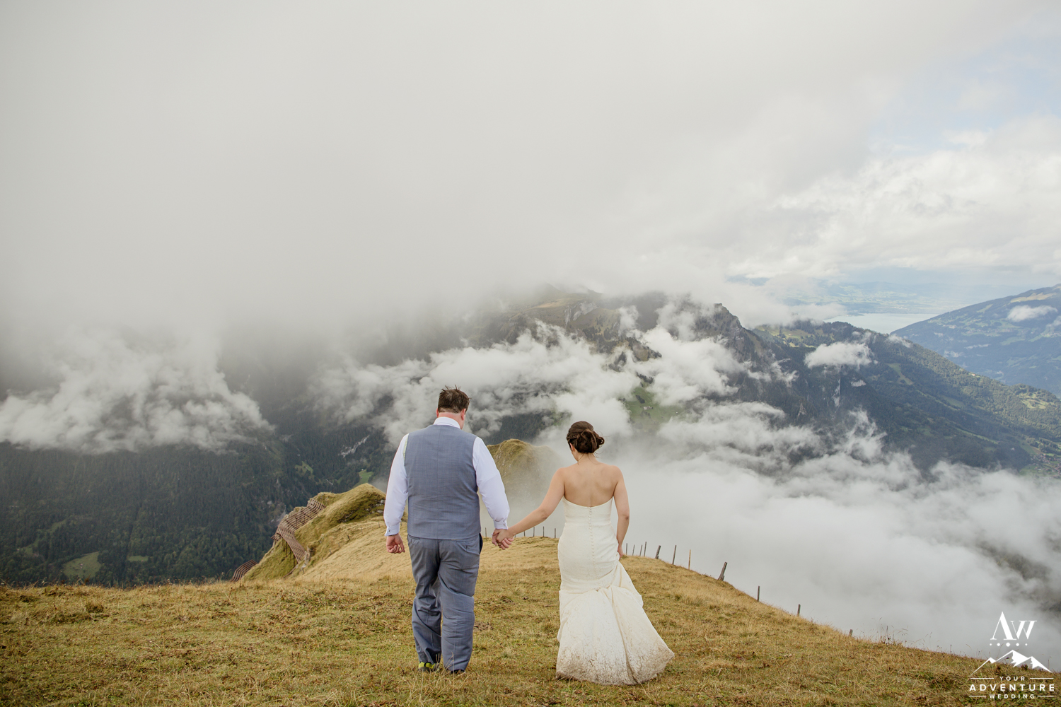 Männlichen Summit Wedding Photos in Switzerland