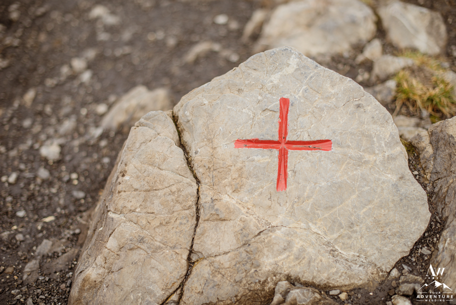 Hiking Sign on the Royal Walk on the Männlichen Summit