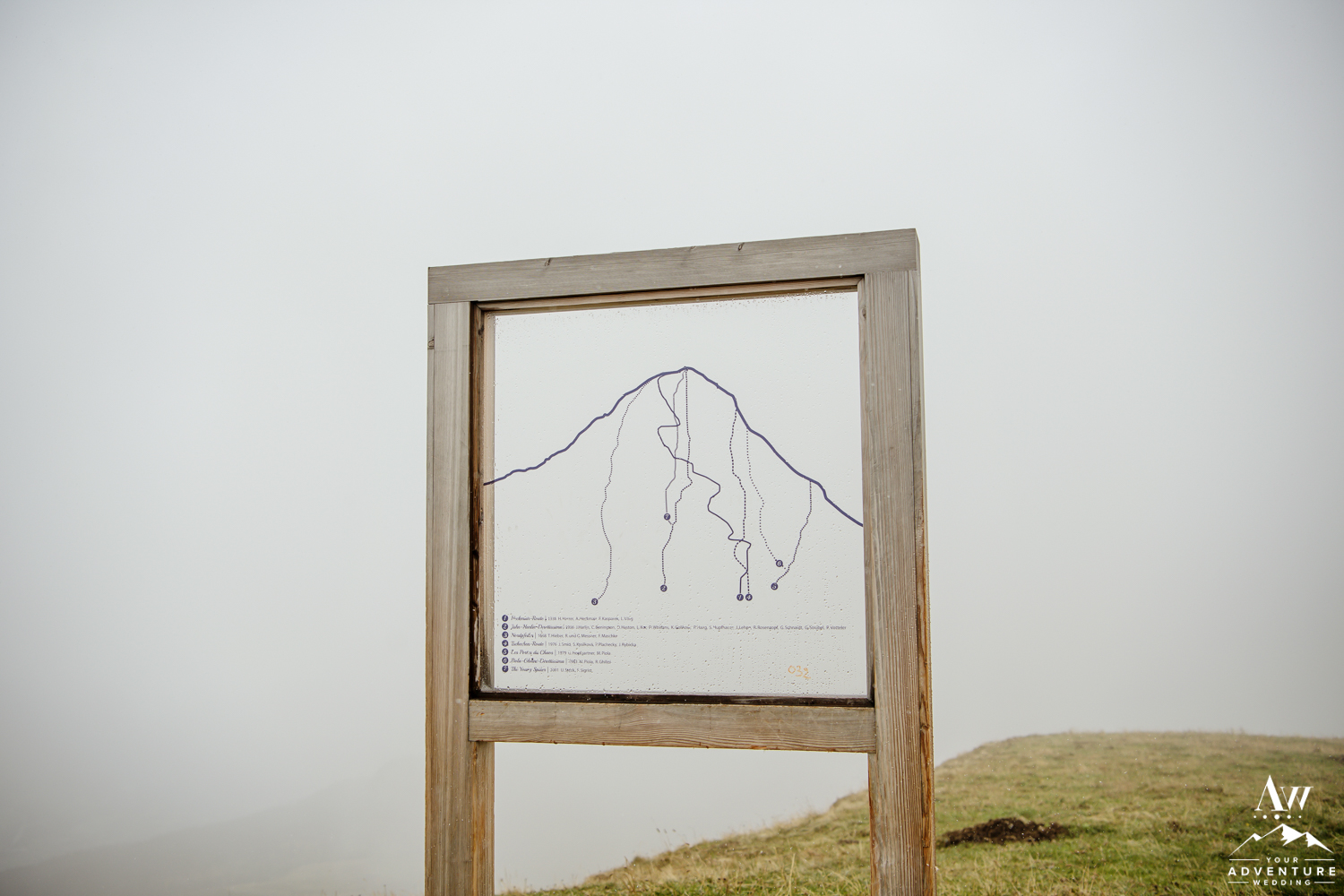 Männlichen Summit during September Wedding