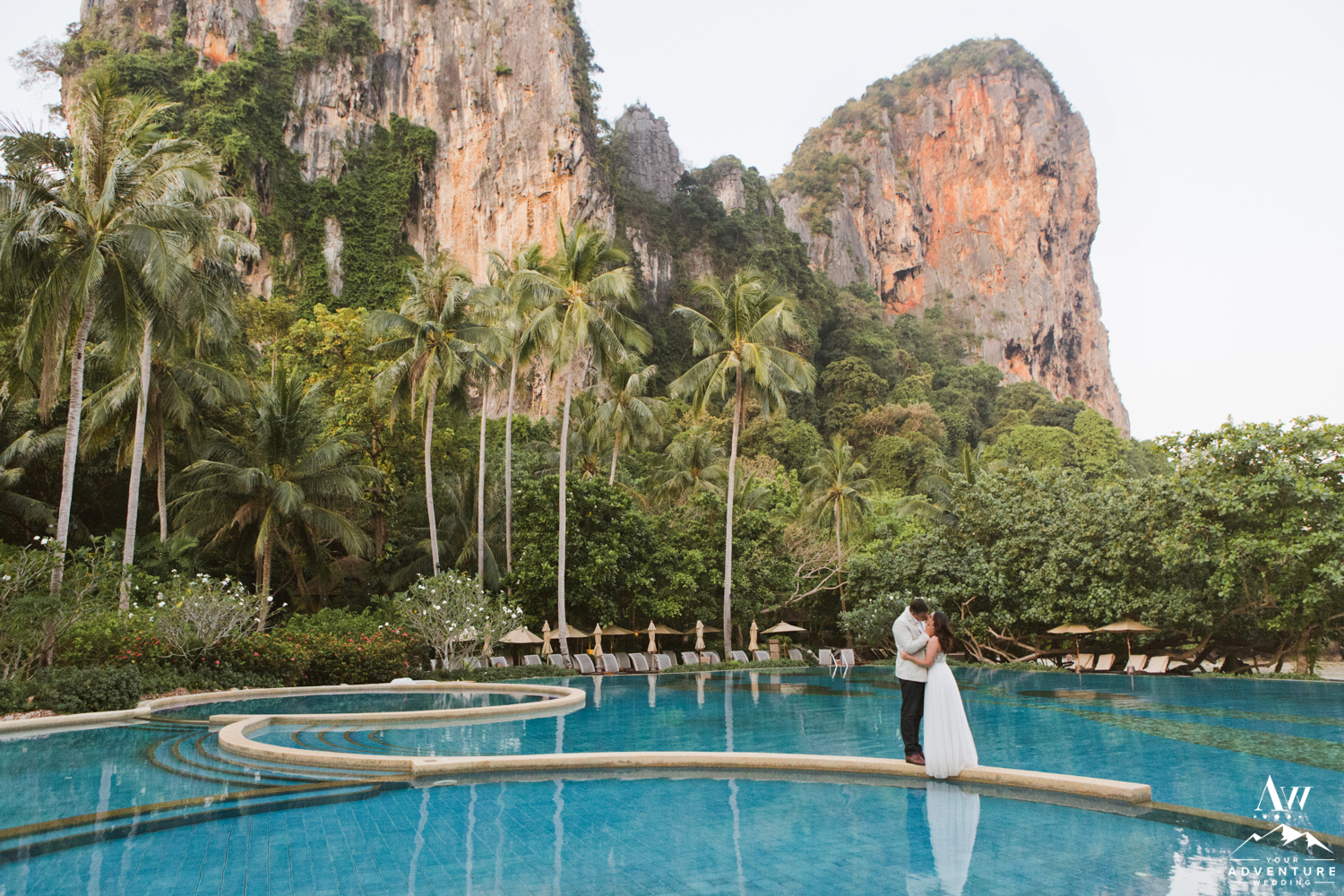 Rayavadee Thailand Wedding Locations Pool Photos