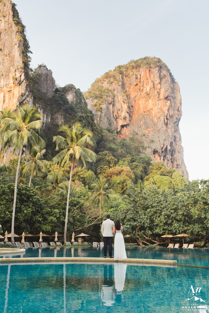 Thailand Adventure Wedding Photos at the Rayavadee Resort