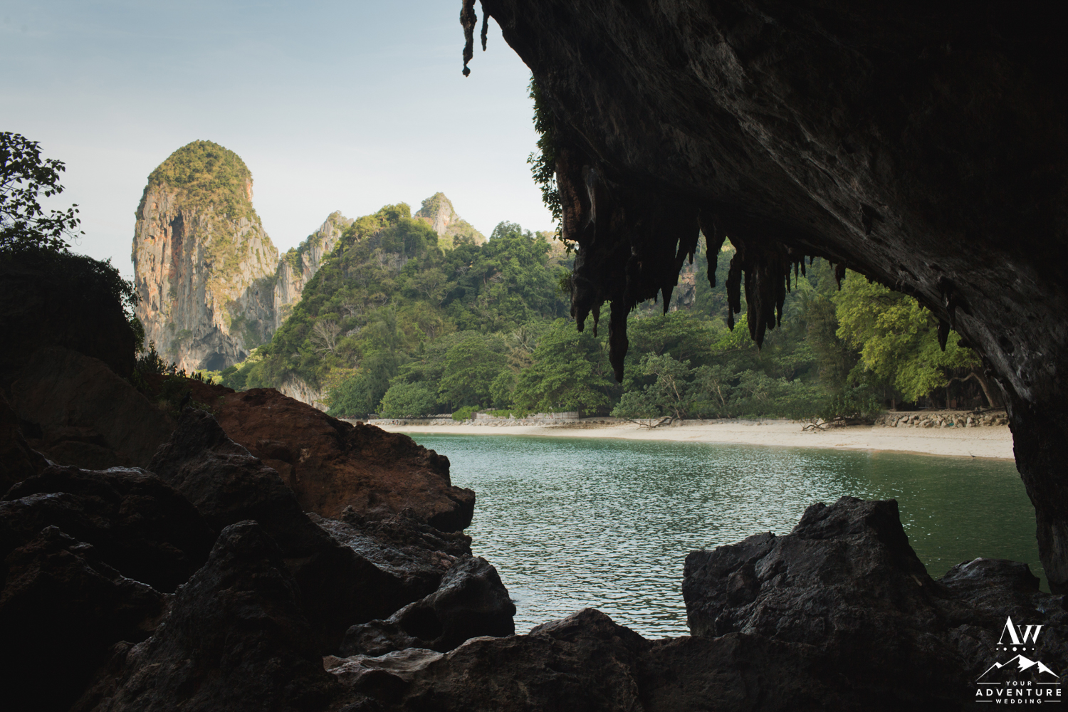 Thailand Cave Wedding Photos on Railay Beach