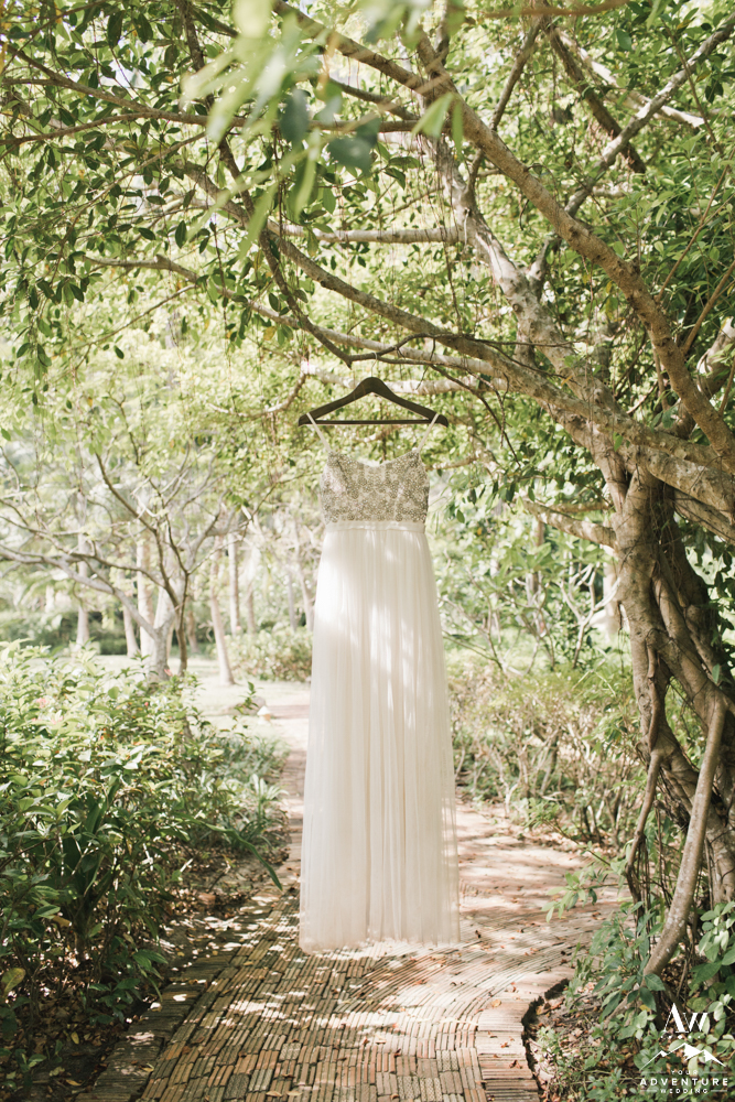 Thailand Wedding Dress at the Rayavadee Resort Krabi