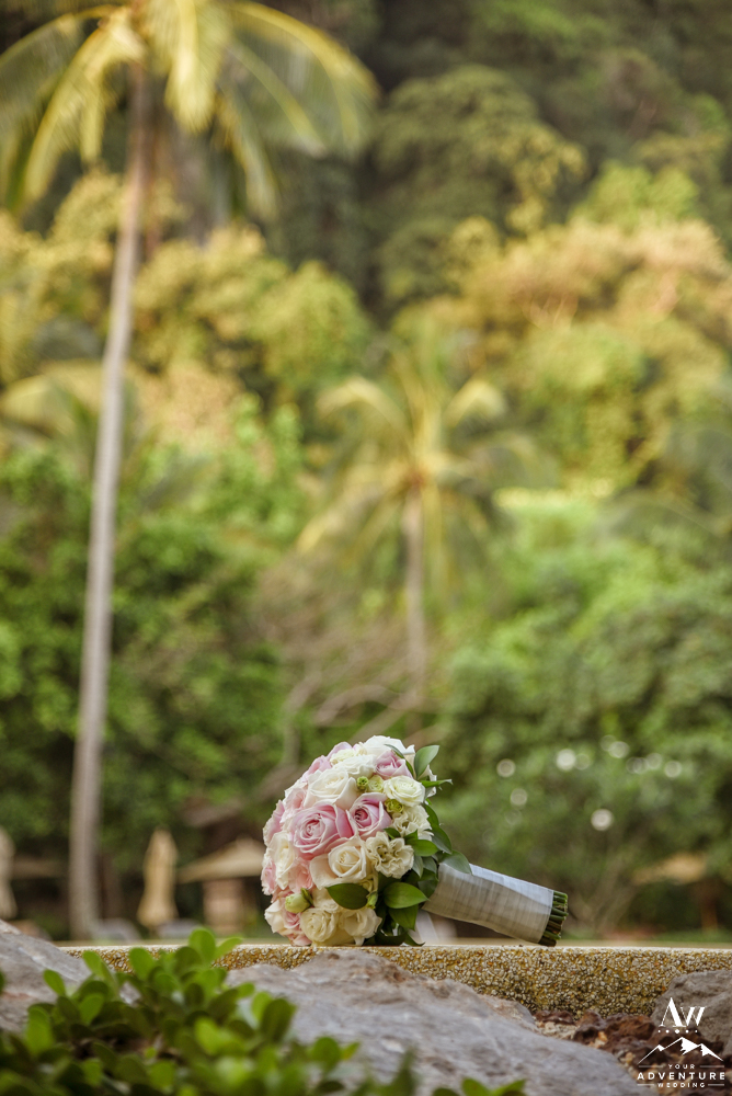 Thailand Adventure Wedding Bouquet in Krabi