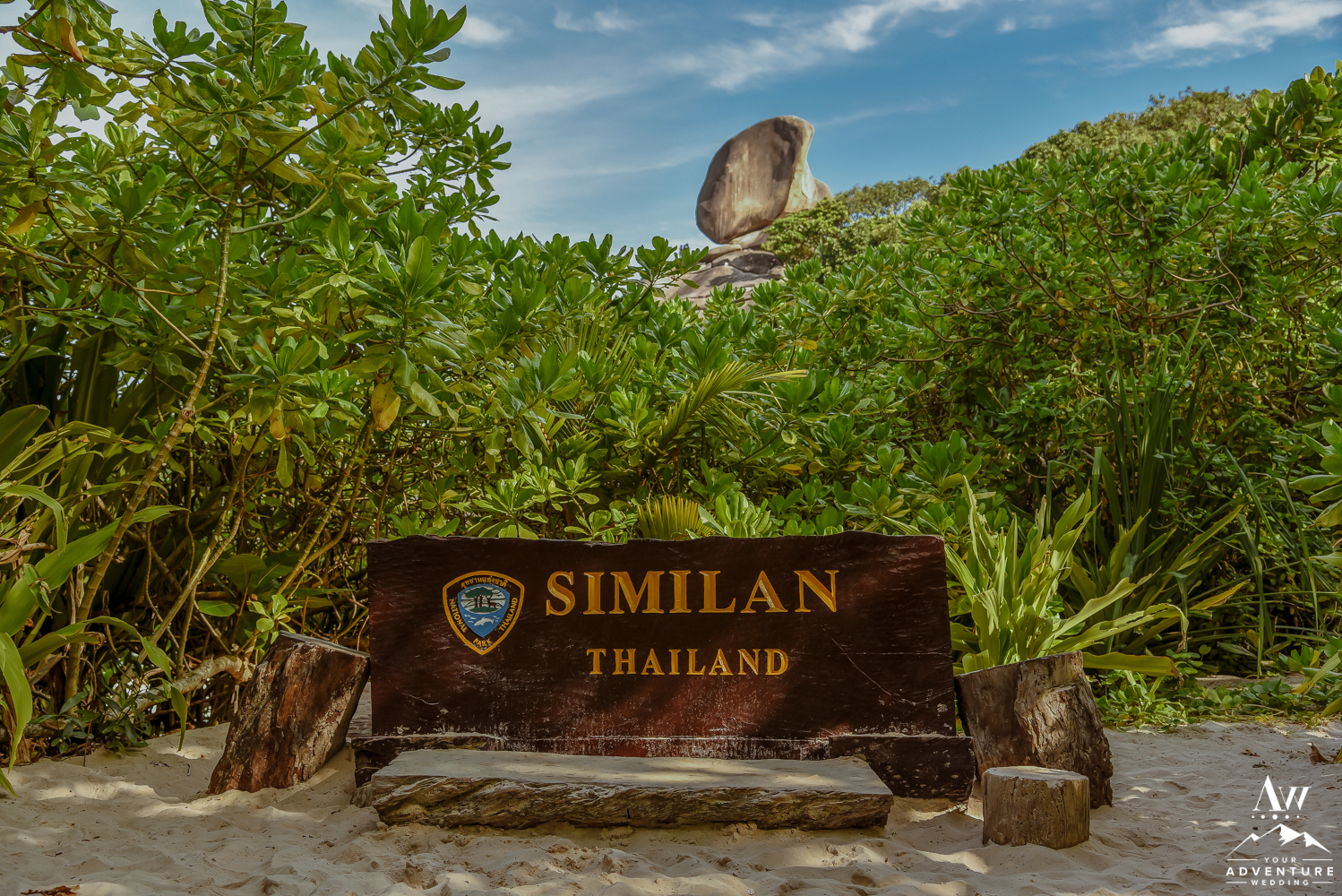 Similan Islands Thailand Island 2 Sign
