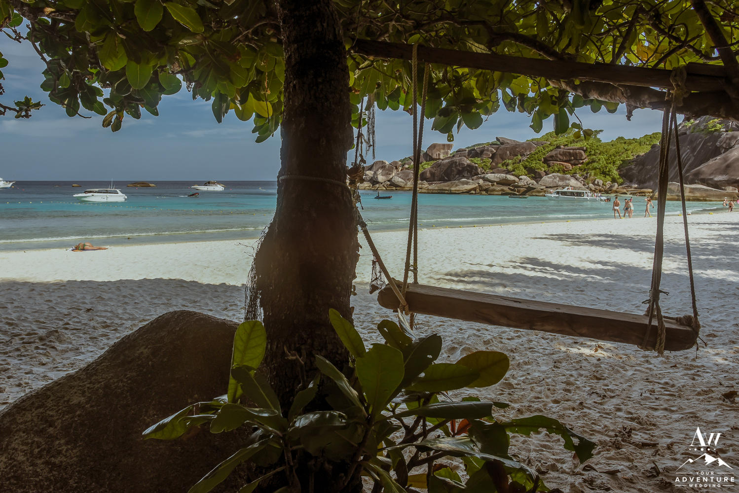 Swing in the Similan Islands Thailand