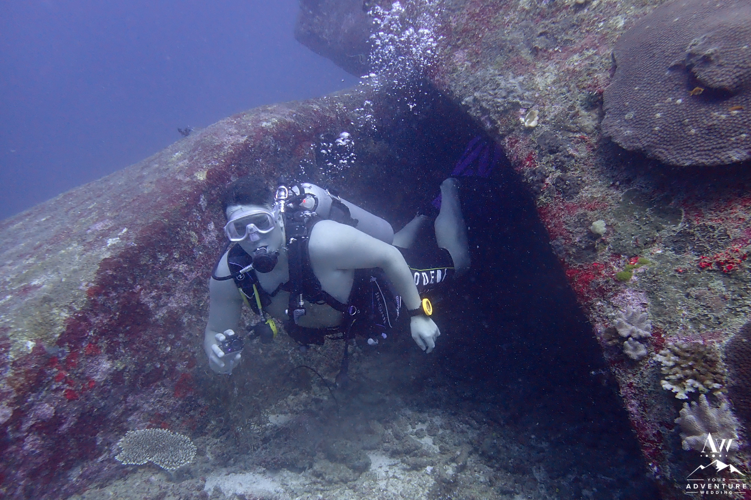 Scuba Diving in the Similan Islands Thailand
