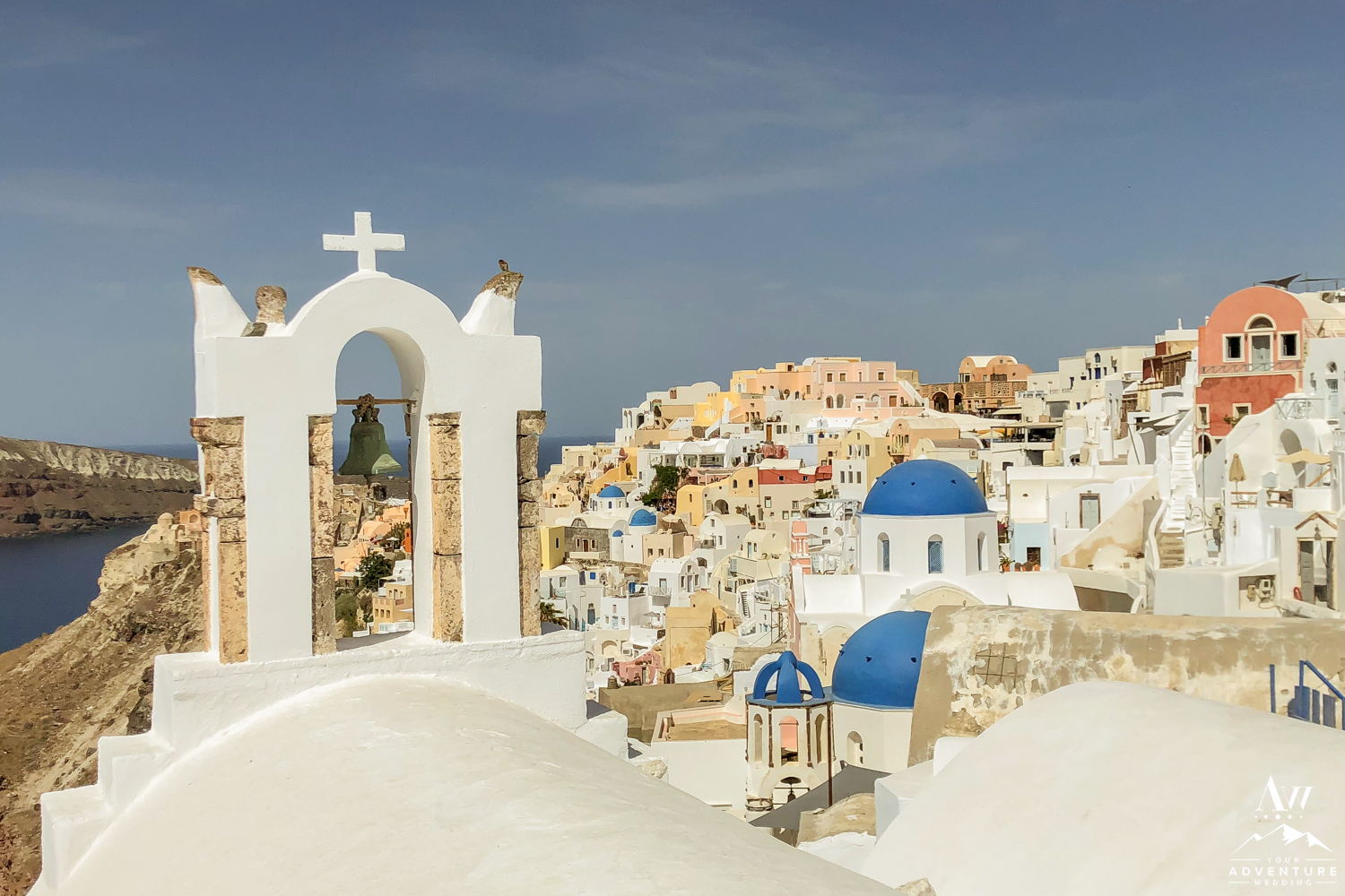 Santorini Greece town of Oia