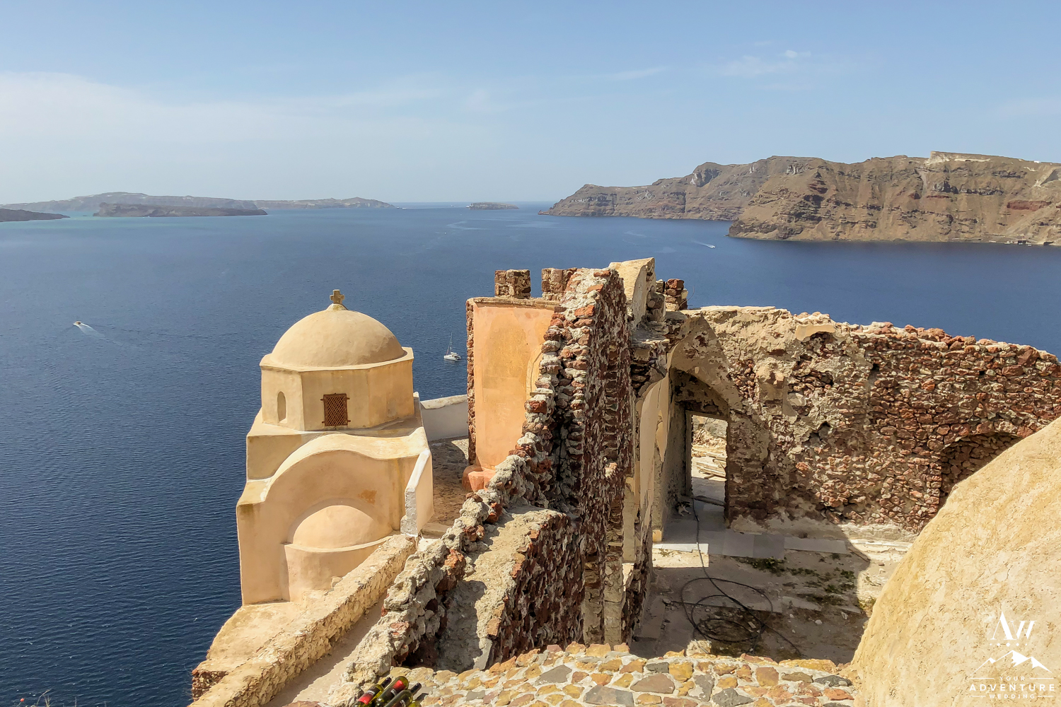 Historic Adventure Wedding Location Santorini