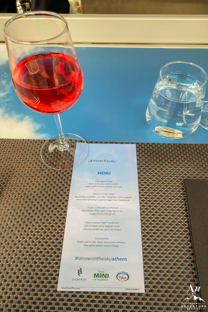 Dinner in the Sky Athens Wedding in Greece