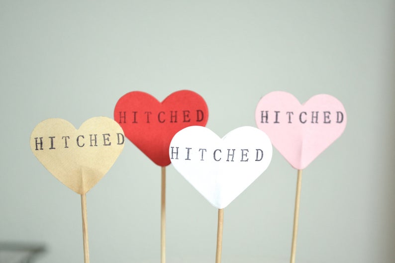 Hitched Wedding Favours