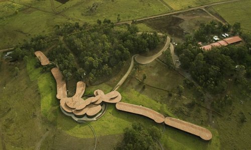 Aerial view of Atacama venue