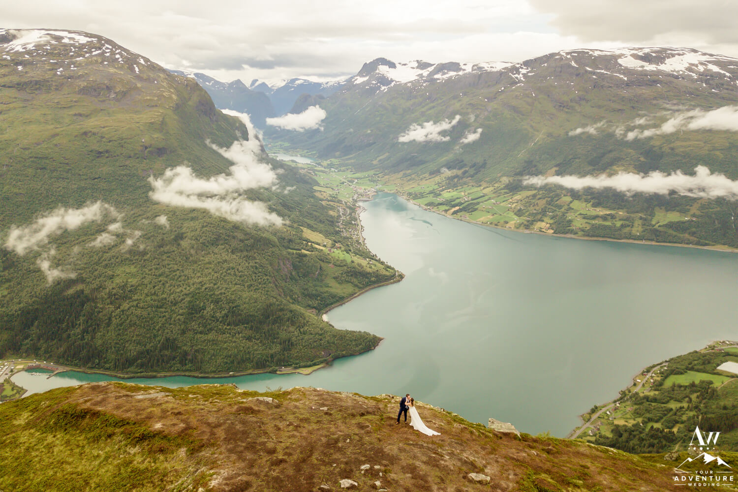 Norway Elopement at Loen Skylift