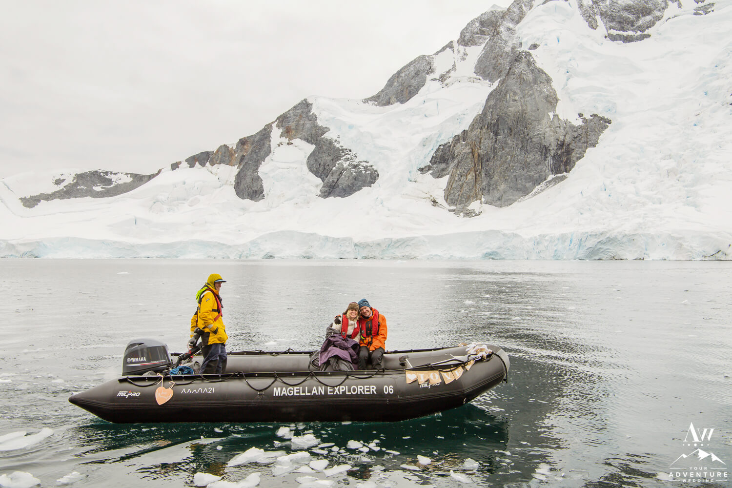 Just Married in Antarctica on Expedition