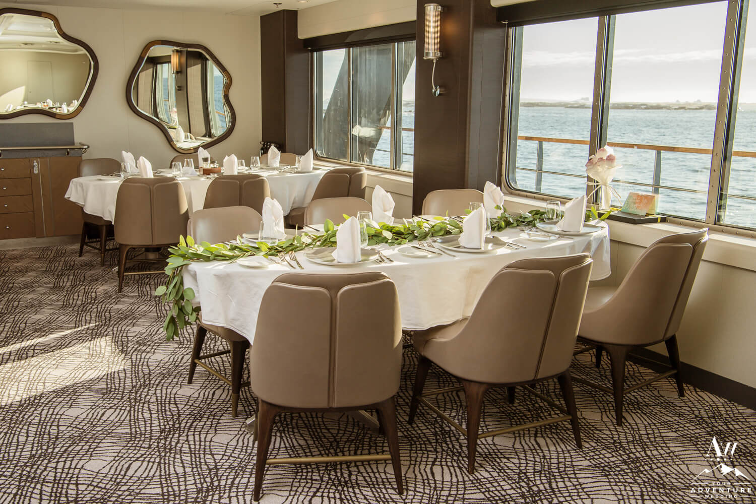 Antarctica Wedding Reception Table