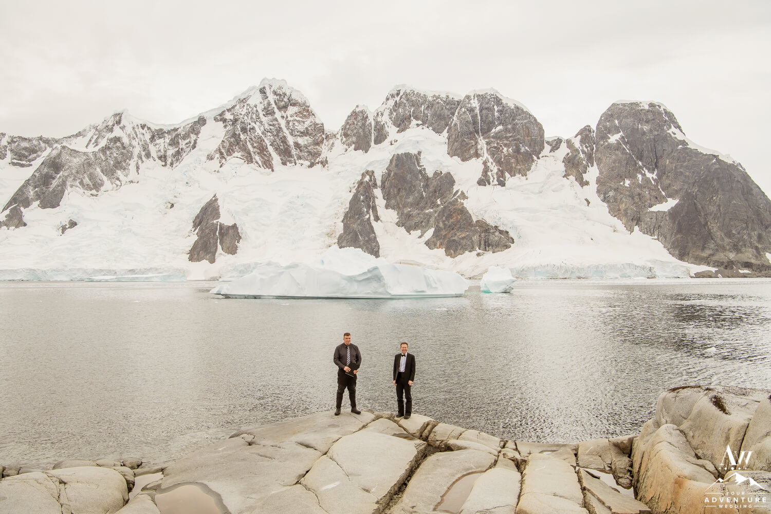 Antarctica Wedding Expedition Groom Waiting