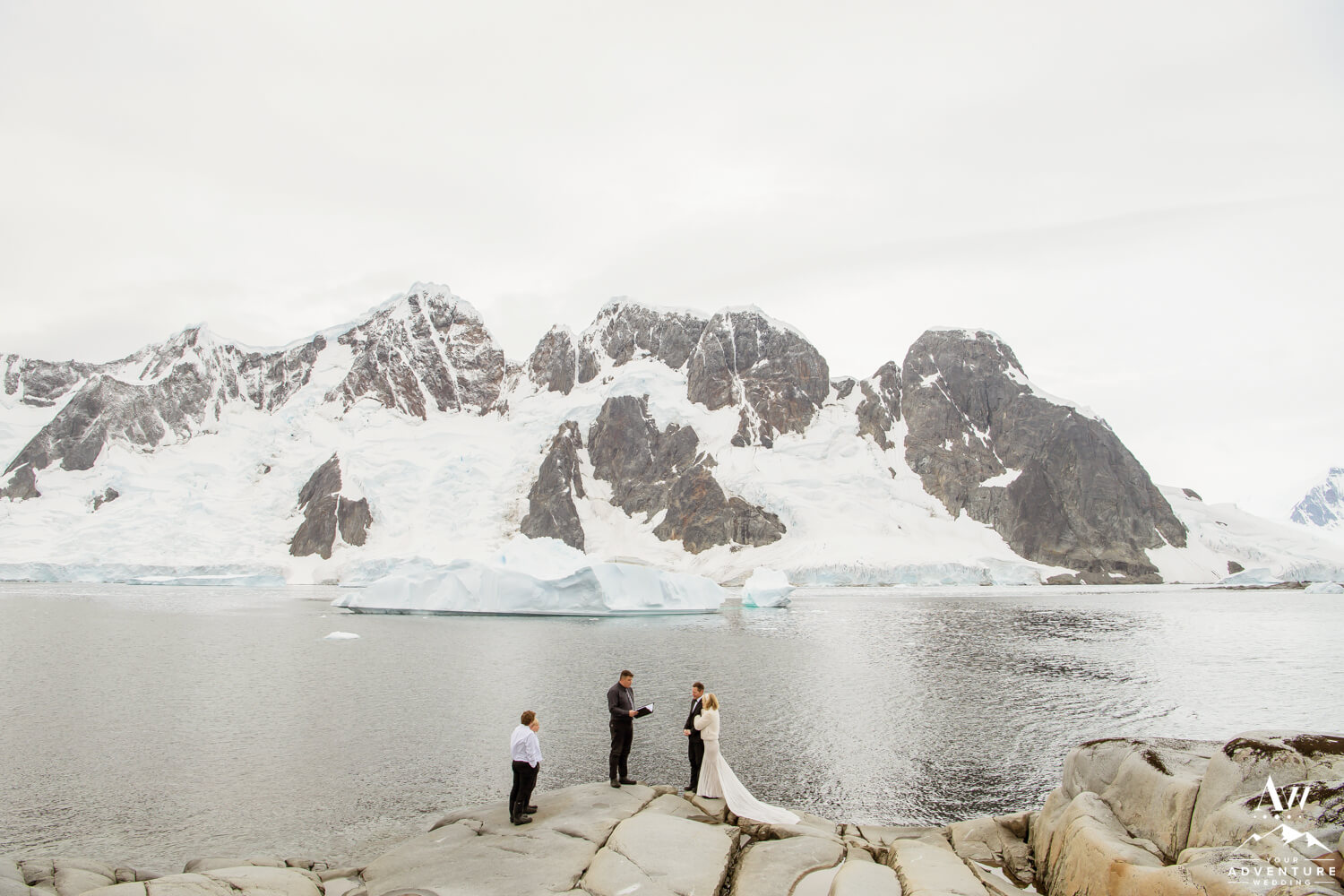 Antarctica Wedding Expedition Ceremony